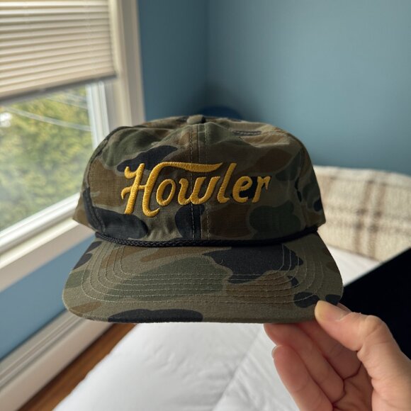 Howler Brothers Camo Snapback Hat NWOT - Picture 2 of 5